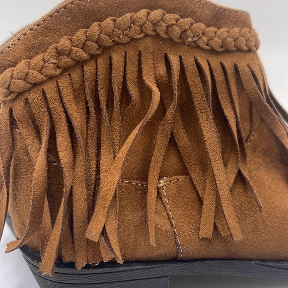 Paris Blues Brown Suede Boots – Kids Size 10 - Picture 13 of 13